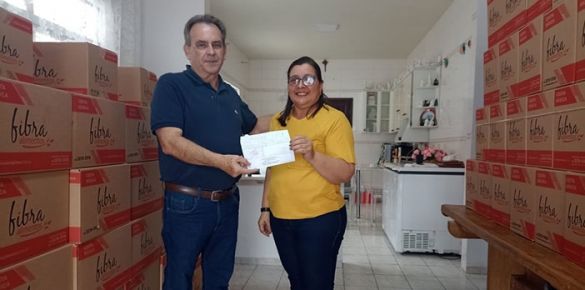 Força Sindical faz doação de 20 cestas básicas para a Provopar de Matinhos