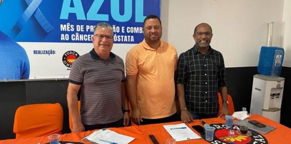 Serginho participa de reunião da direção da Força Sindical Bahia