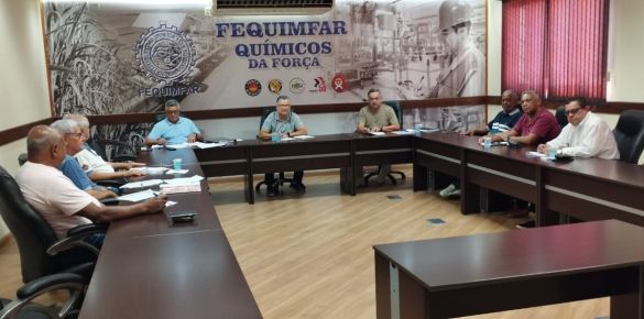 Diretoria da FEQUIMFAR faz avaliação das atividades de 2023