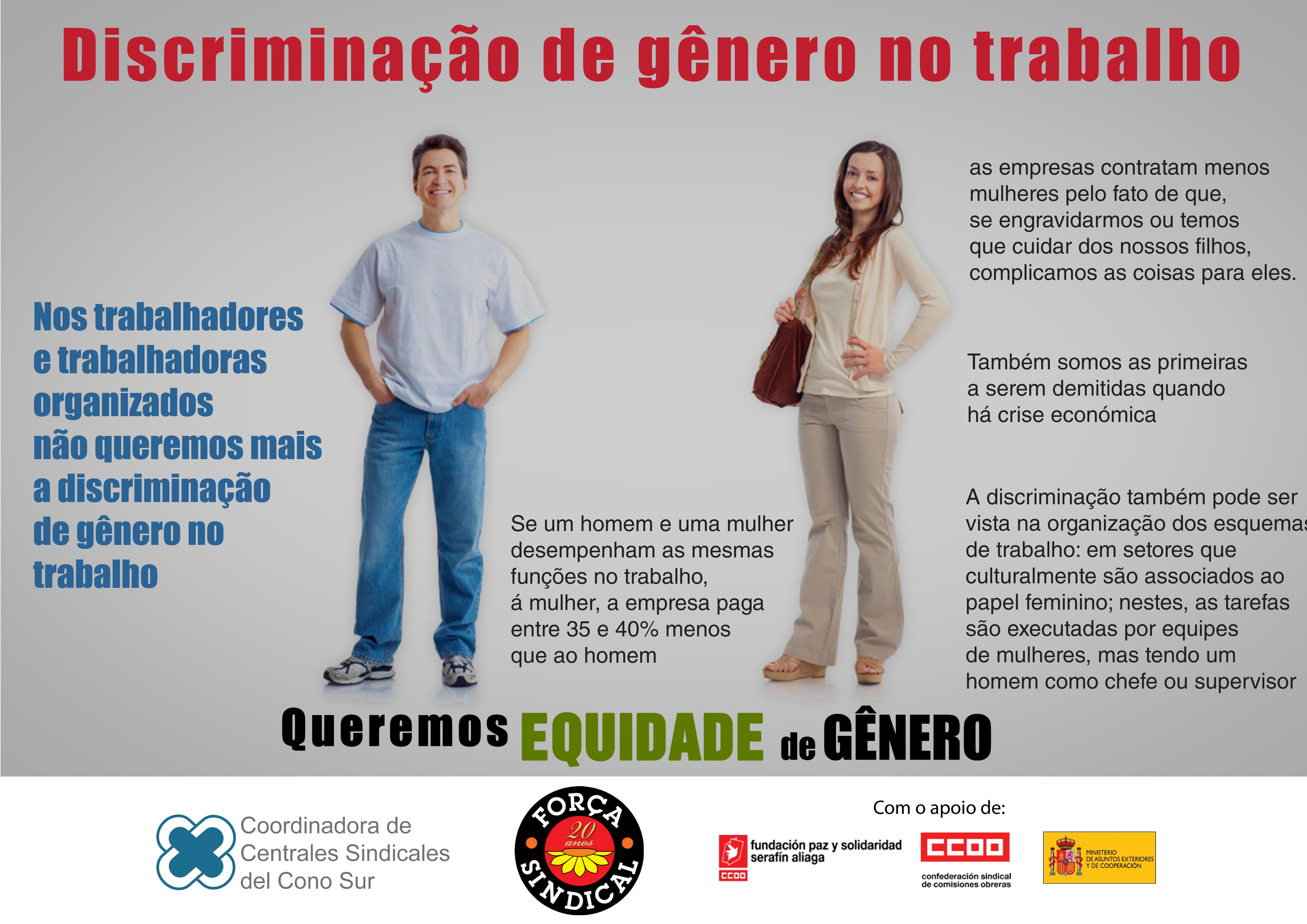 Igualdade De G Nero No Trabalho For A Sindical