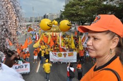 Rio de Janeiro (RJ): Centrais defendem mundo sustentável na caminhada de Copacabana