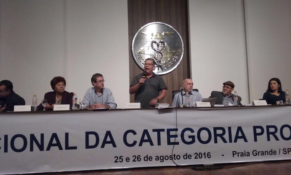 Serginho, 1º secretário da Central, fala sobre custeio sindical durante Congresso da CNTA
