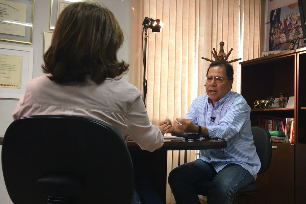 Juruna à reportagem do SBT, ‘Fim da contribuição sindical enfraquece negociações entre capital e trabalho’
