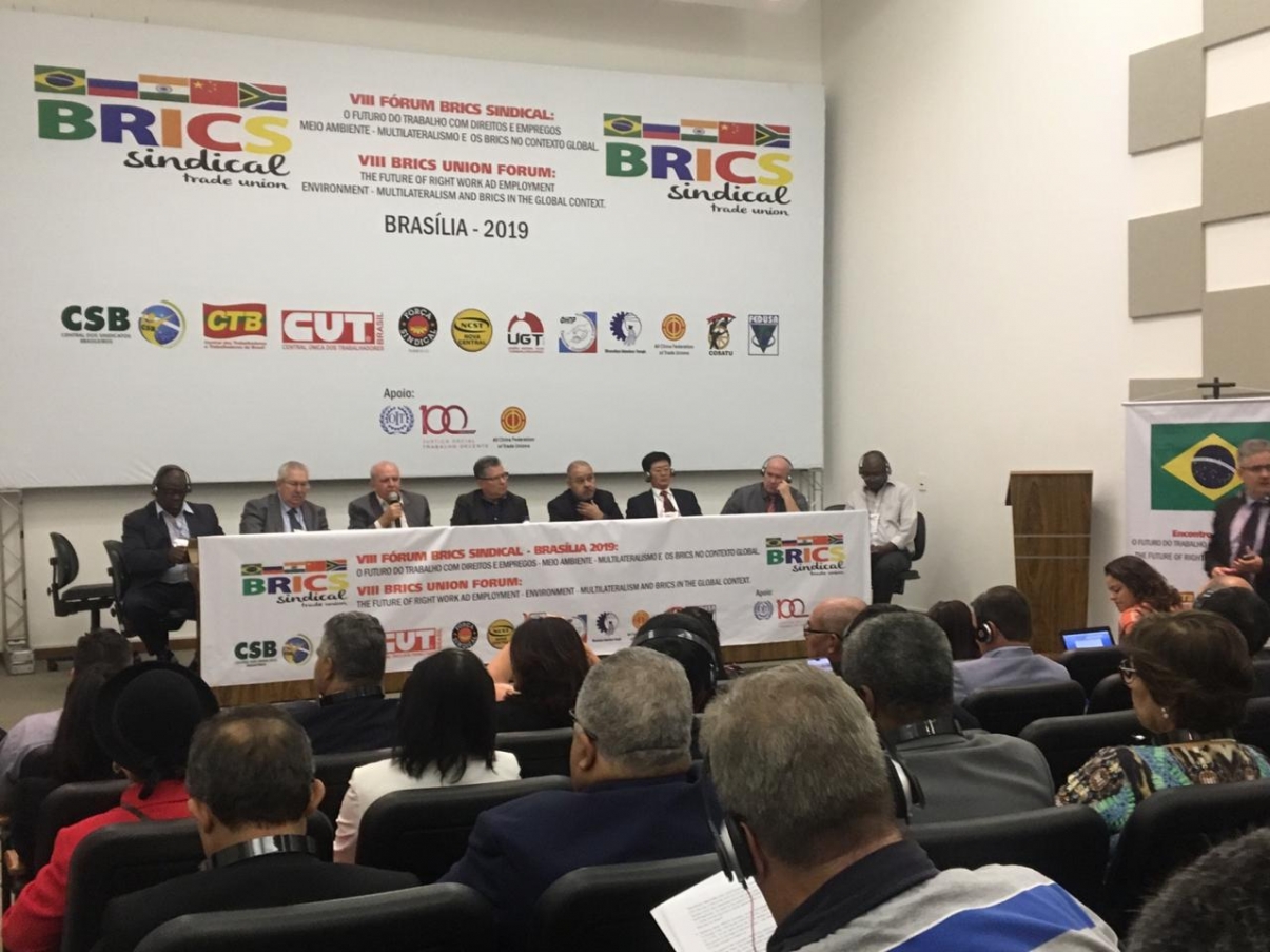 Sindicalistas fazem analise do contexto e cojuntura nos países BRICS e Perspectiva Global