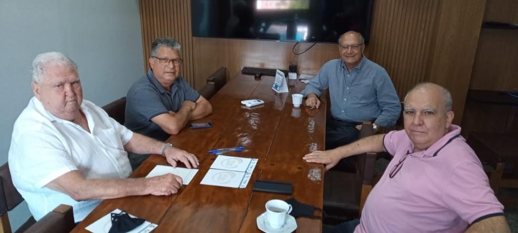 Alckmin encontra-se com Miguel Torres, Serginho e João Inocentini, líderes da Força Sindical
