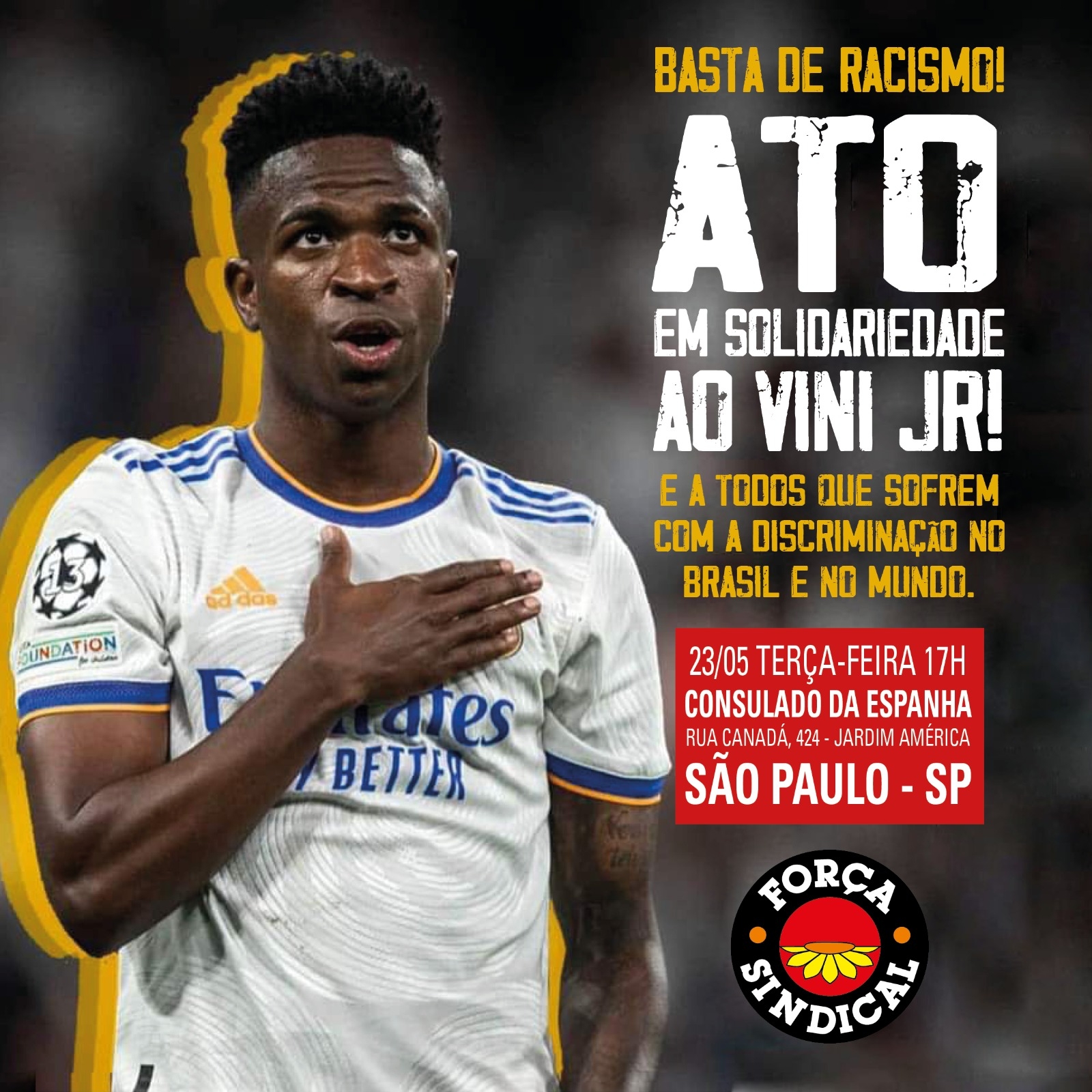 Desafeto de Vinicius Jr. faz postagem racista após eliminação do