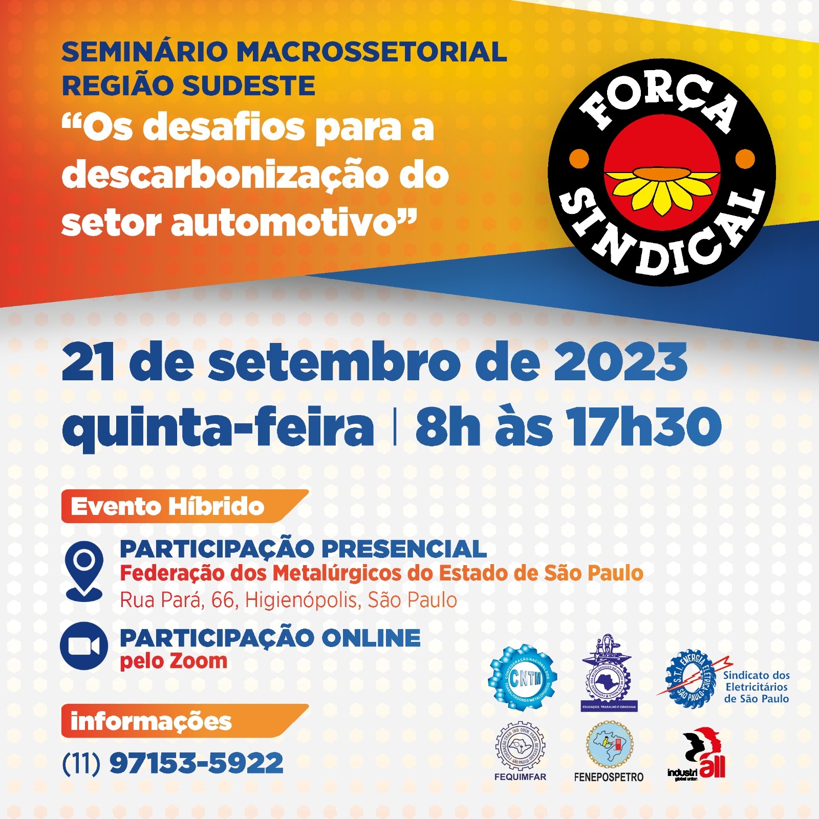 Seminário sobre descarbonização automotivo