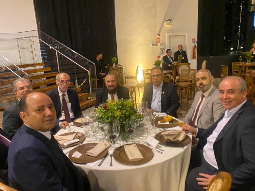 Centrais sindicais no jantar de posse do ministro Barroso na presidência do STF