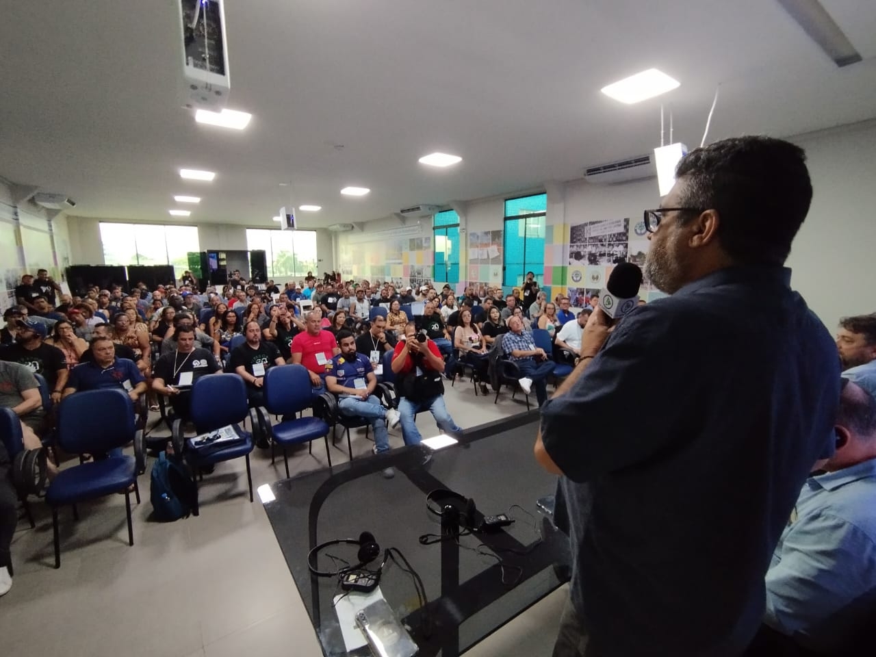 Presidente da Força participa do encontro dos borracheiros, em Praia Grande