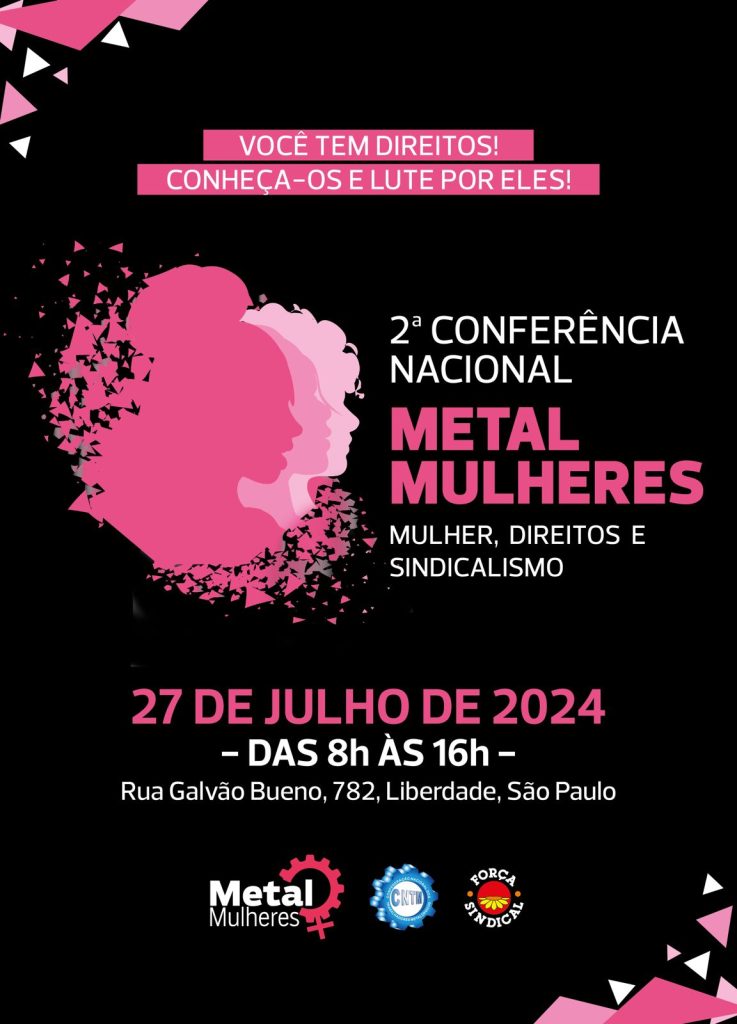 Metal Mulheres da CNTM será no dia 27 de julho