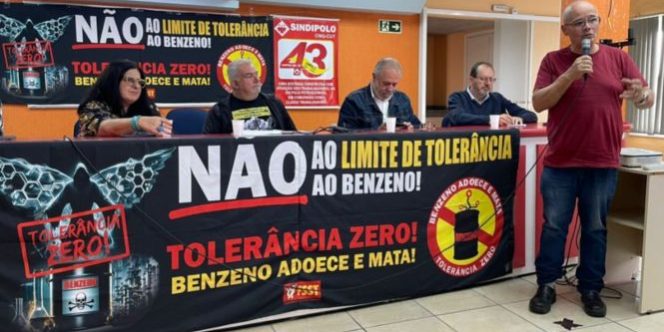 Frentistas reivindicam reinstalação da comissão do benzeno