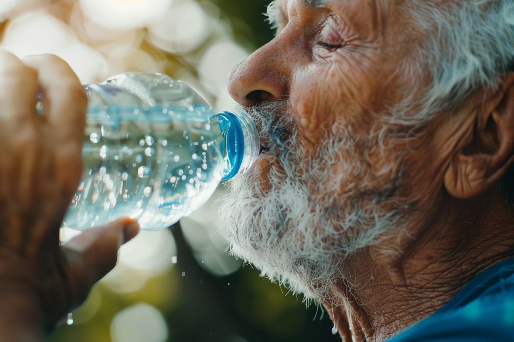 Idosos correm mais riscos com a temperatura mais quente e ar seco