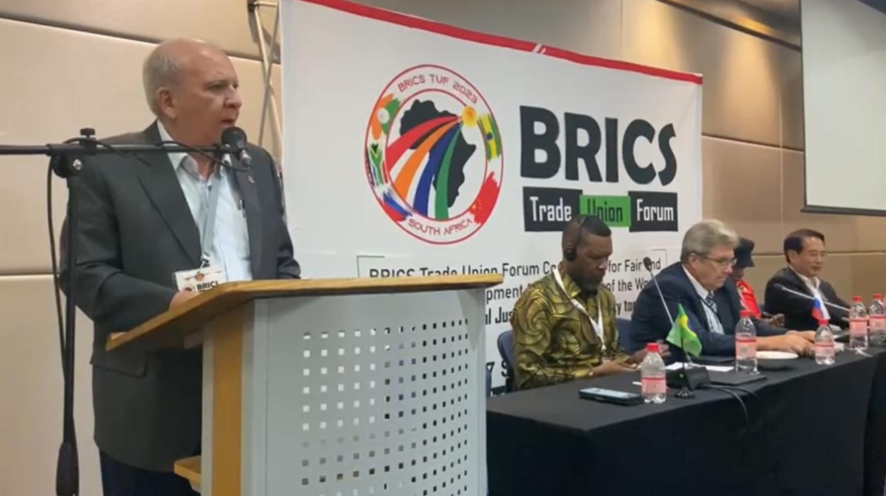 Força Sindical no Fórum Sindical dos Brics