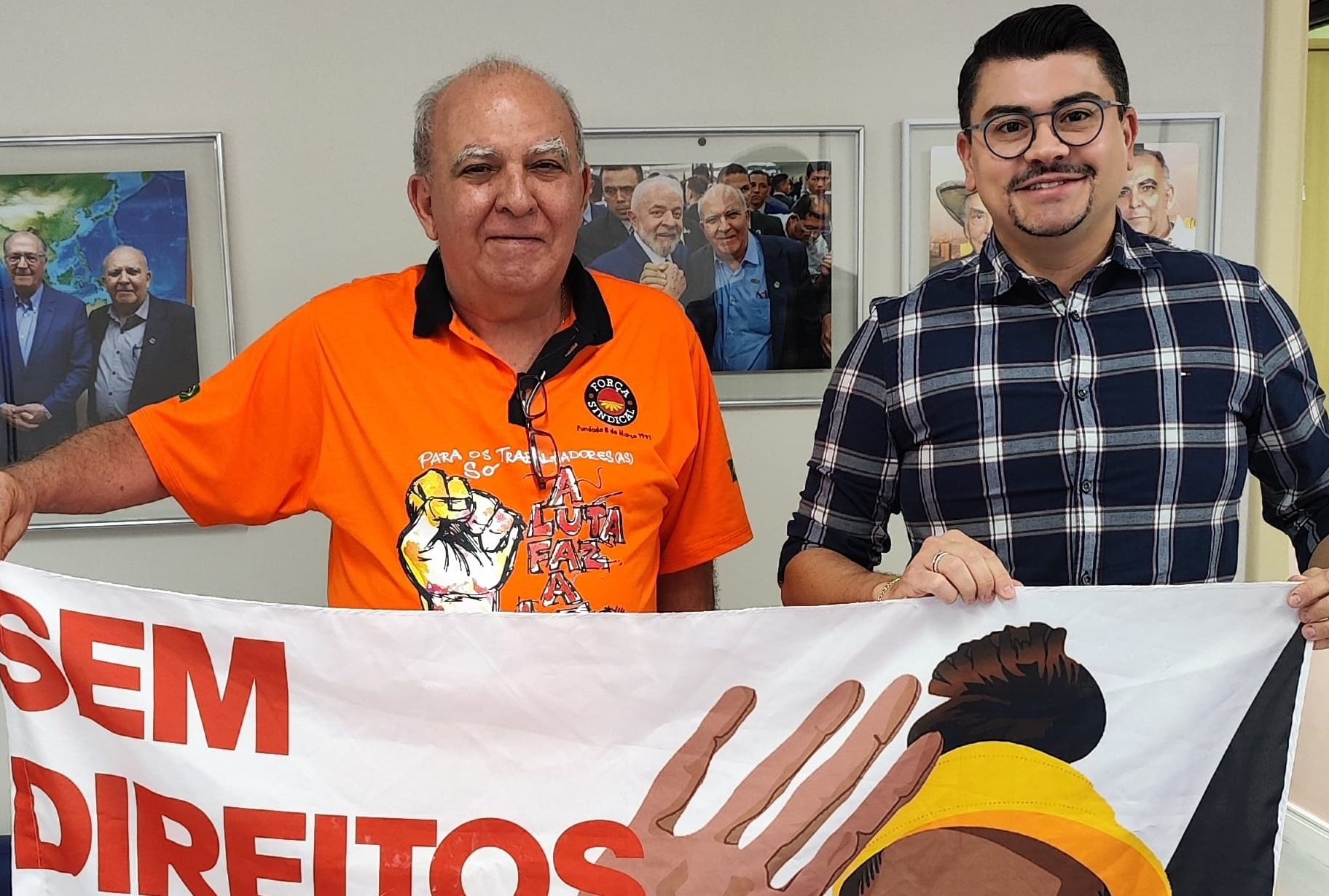 Representante da Campanha “Sem direitos não é Legal” reúne-se com presidente da Força