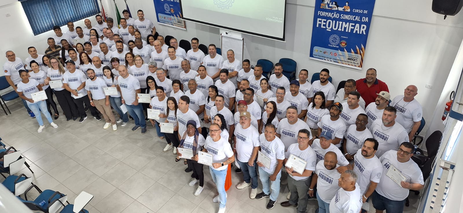 Químicos da Força certificam mais de 90 dirigentes sindicais