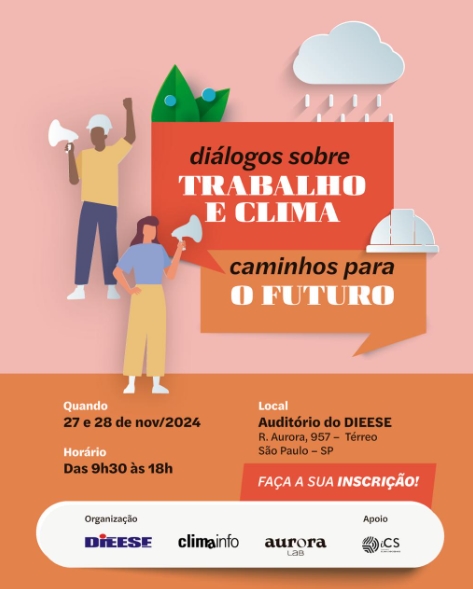 Dieese promove o “Diálogos sobre Trabalho e Clima”