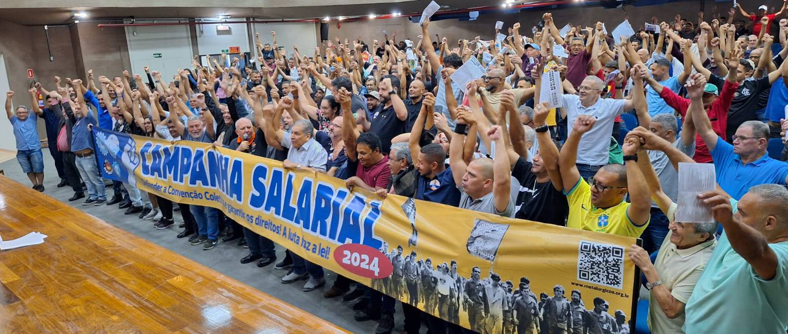 Metalúrgicos SP fazem assembleia decisiva sexta-feira(8)