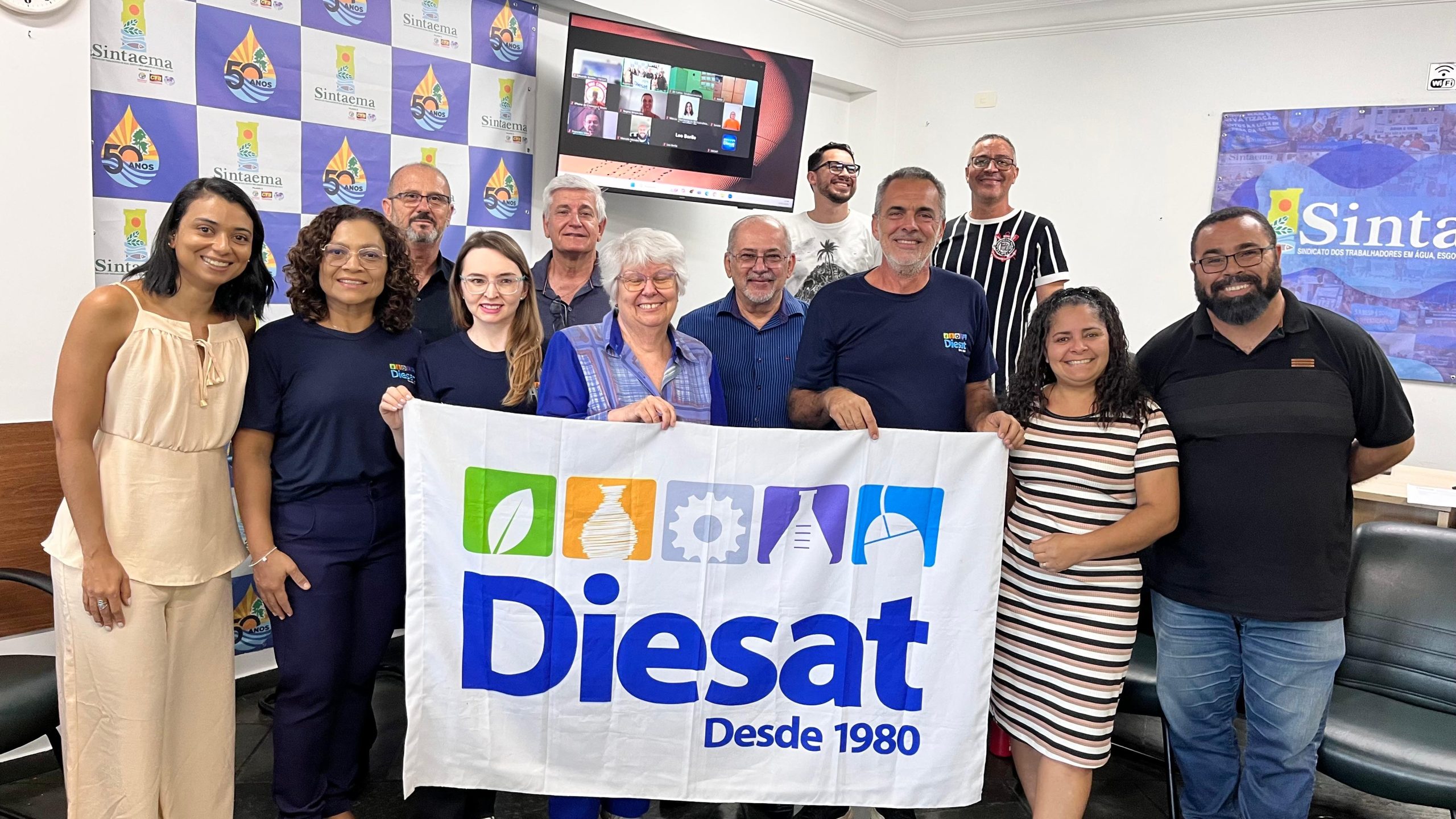 Dirigentes da Força participam de reunião do DIESAT