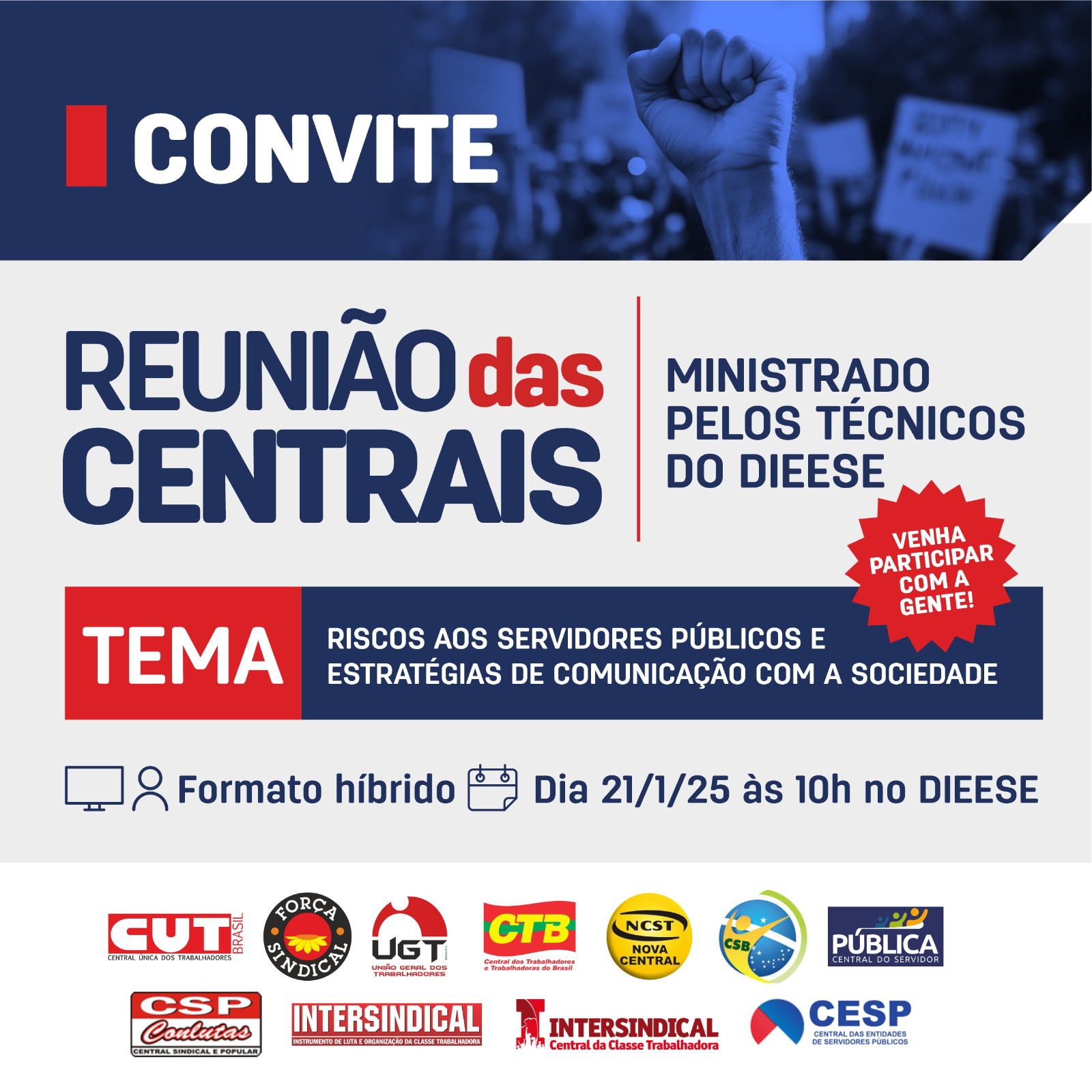 Reunião das Centrais