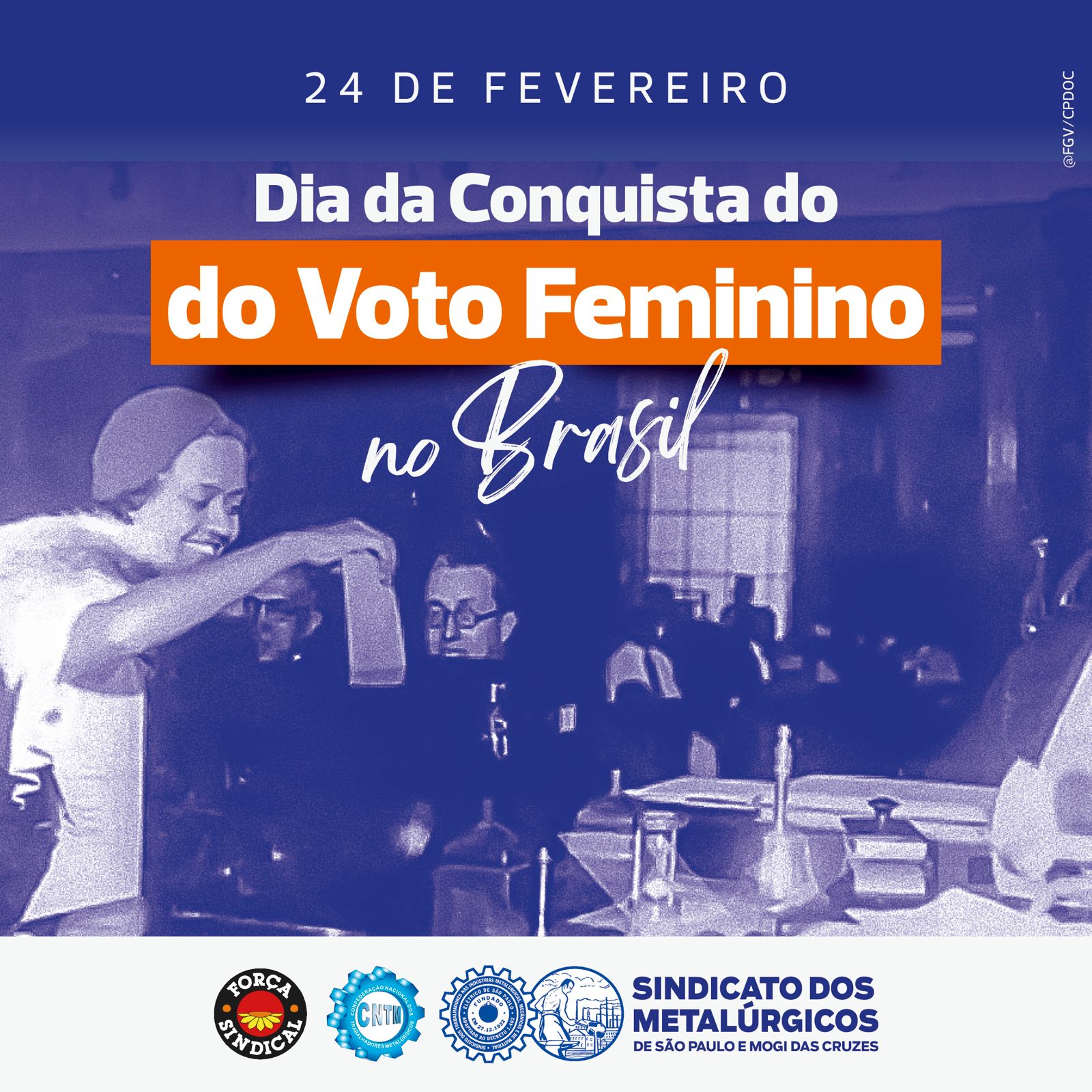 24 de fevereiro – Dia da Conquista do Voto Feminino no Brasil