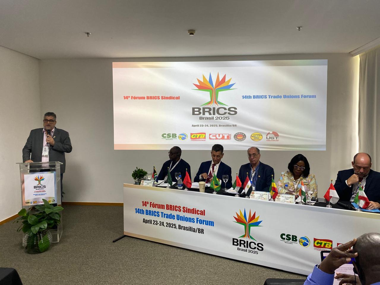 Sindicalistas da Força participam do 14º Fórum Sindical dos BRICS
