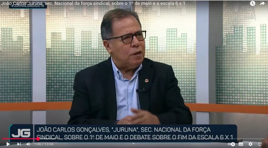 Movimento Sindical vai lançar plebiscito sobre fim da jornada 6×1, informa Juruna
