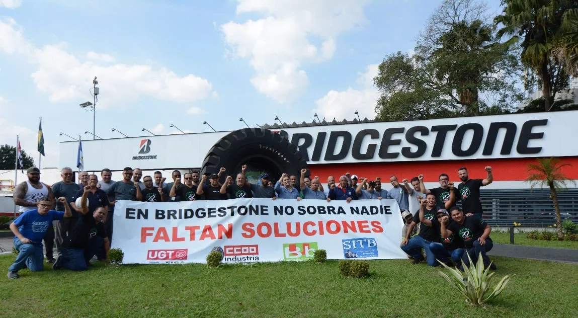Borracheiros solidarizam-se aos trabalhadores espanhóis da Bridgestone