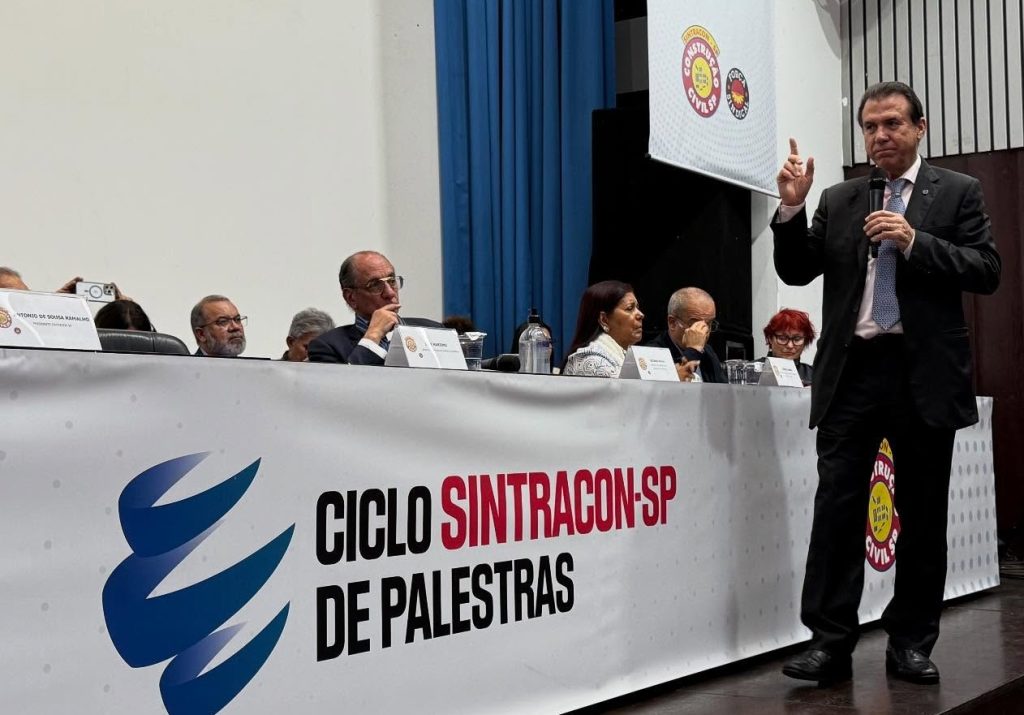 Marinho fala sobre futuro do trabalho no Brasil no Sintracon-SP
