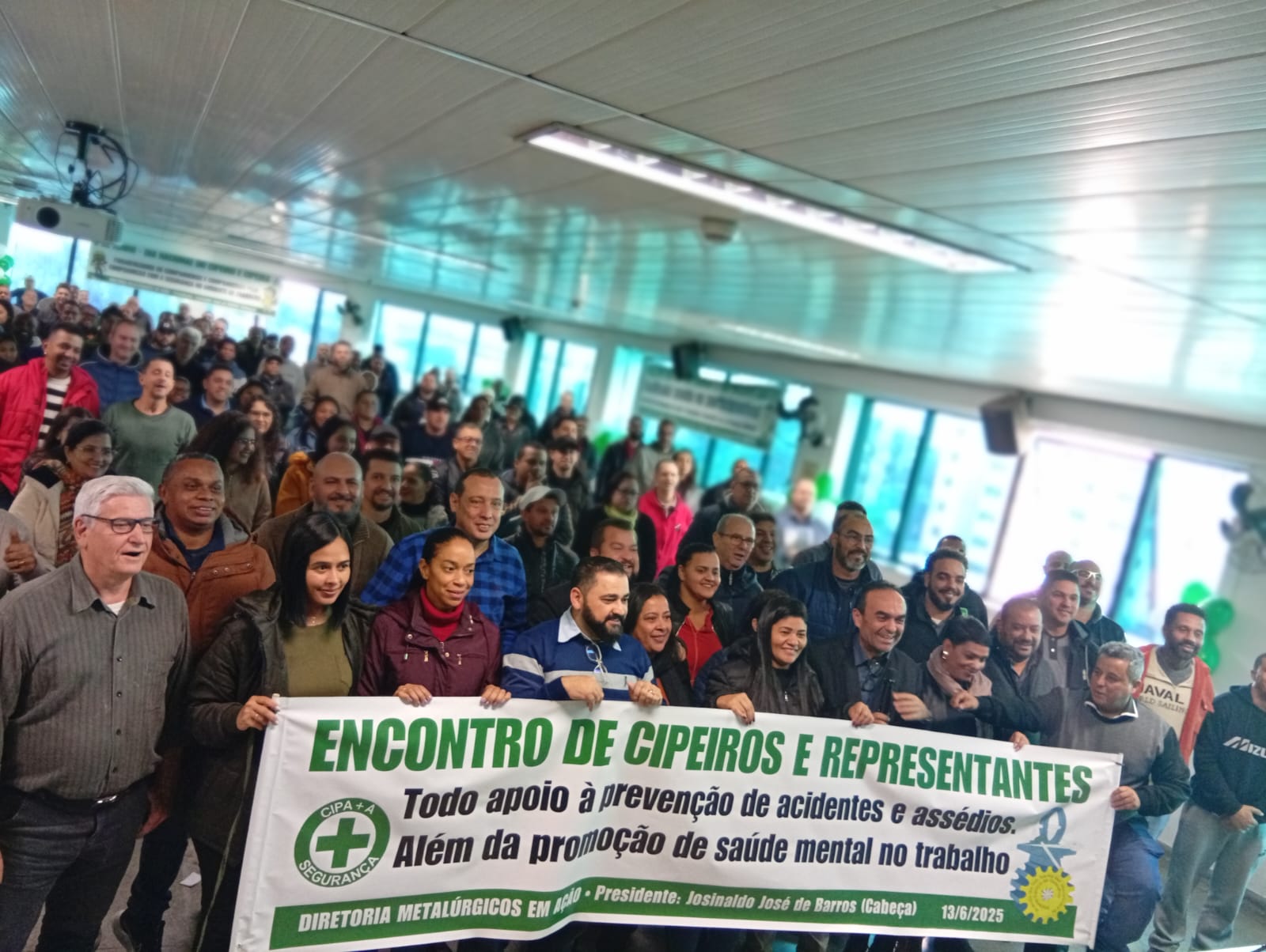 Metalúrgicos de Guarulhos realizam encontro de cipeiros