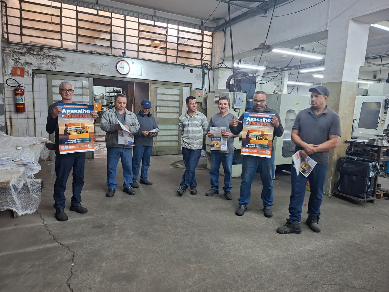 Na Tavares, base do diretor José Luiz, tesoureiro do Sindicato