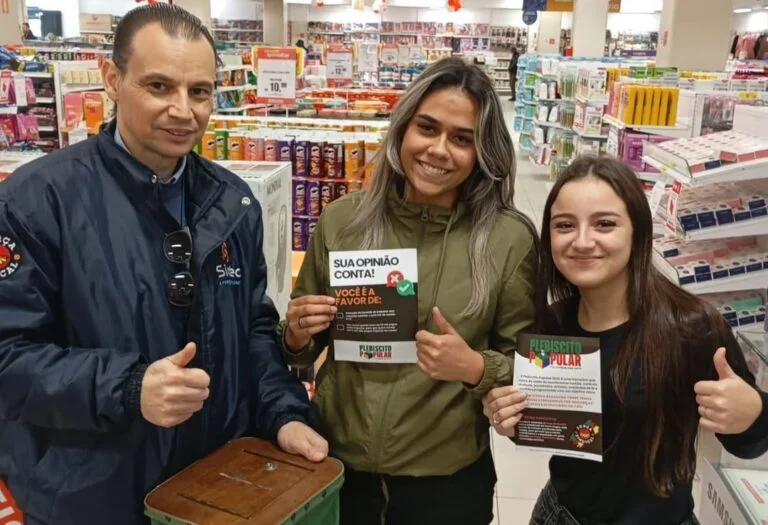 Comerciários de Porto Alegre apoiam Plebiscito Popular