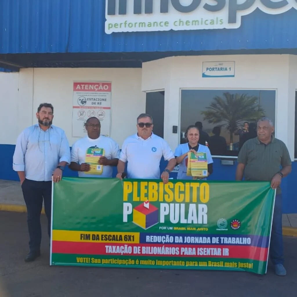 Químicos mobilizam a base pelo Plebiscito Popular