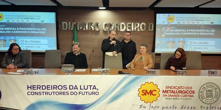 Seminário do SMC debate aumento de transtornos mentais no trabalho