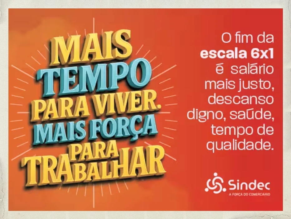 SINDEC lança campanha: “Mais tempo para viver. Mais força para trabalhar”