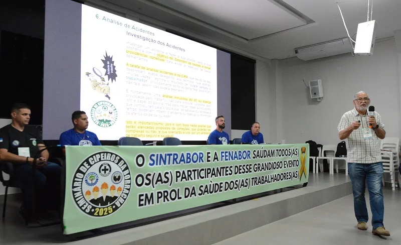 Sintrabor divulga palesta sobre CIPA: formação, prevenção e dignidade no trabalho