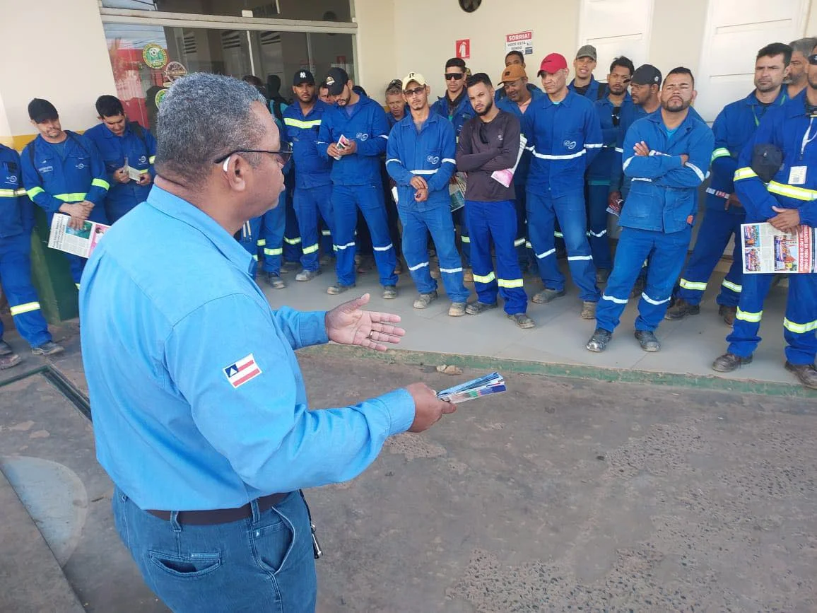 Sintepav realiza assembleias na Bahia: PLR, Cartão Benefício e distribuição de boletins