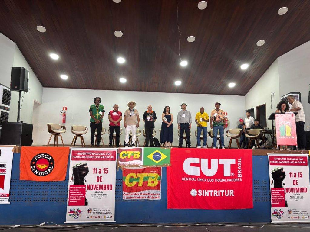 Sindicalistas reforçam importância da COP30 nos debates globais