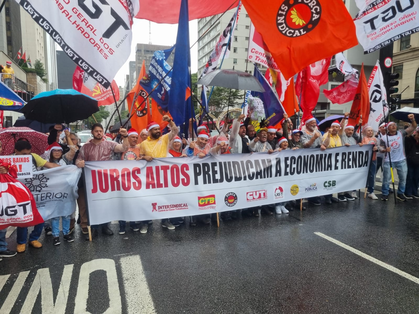 Centrais sindicais exigem queda urgente na taxa Selic