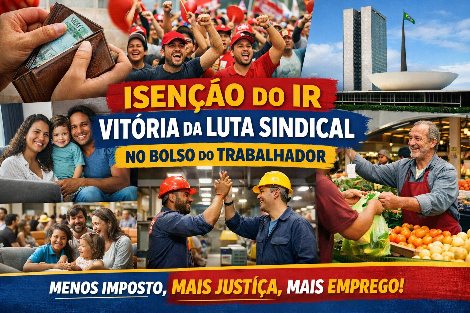 Isenção do IR: vitória da luta sindical no bolso do trabalhador