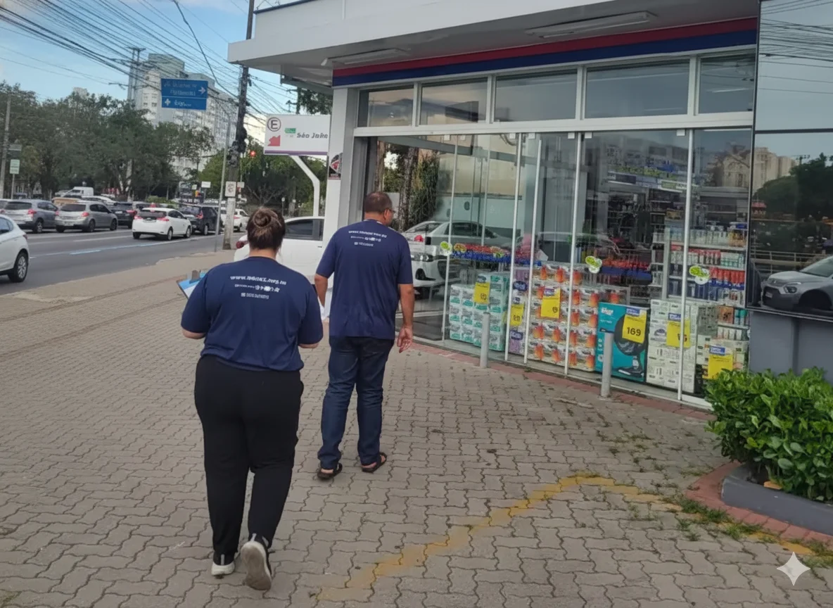 Sindec fiscaliza o comércio no feriado de Navegantes em Porto Alegre