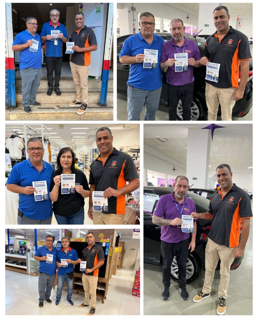 Sincomerciários mobiliza comércio por escala 5×2 em São Carlos