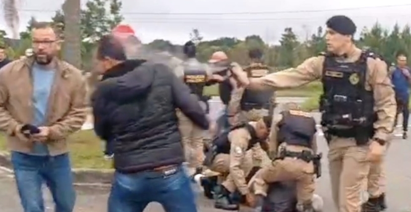 NOTA: A agressão aos sindicalistas do Paraná é um brutal ataque aos direitos humanos