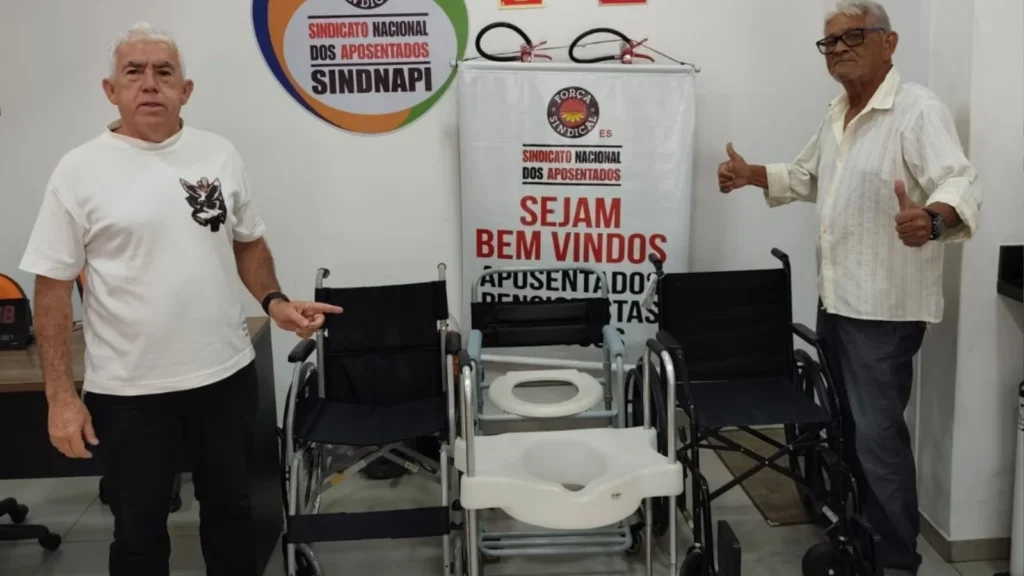 Sindnapi ES amplia apoio a idosos com equipamentos solidários