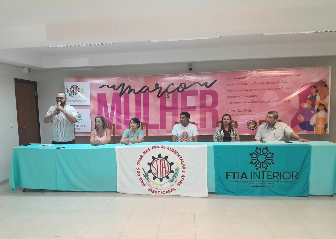 Evento Março Mulher do STIAJ destaca protagonismo feminino