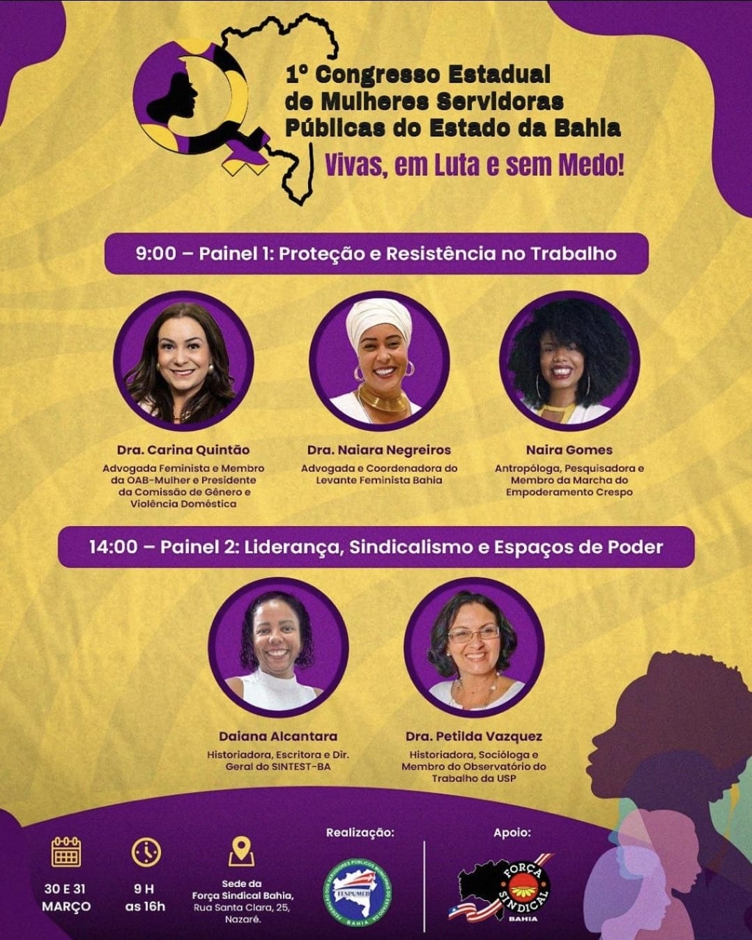 Congresso reúne servidoras e promove debate sobre direitos na Bahia