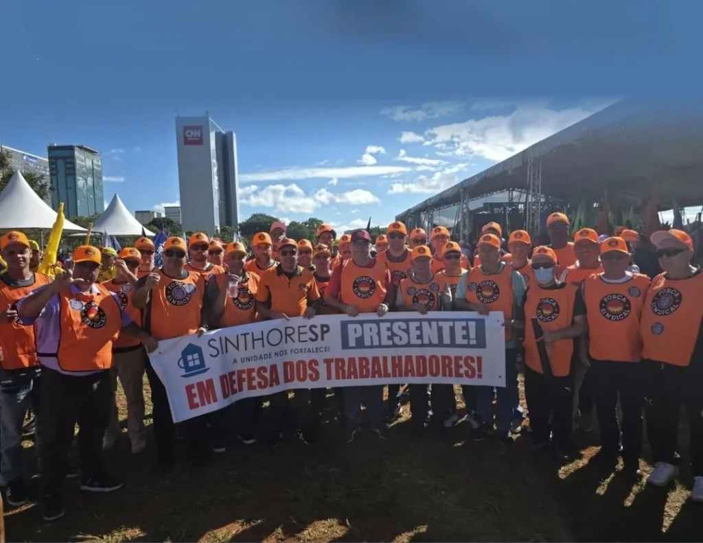 Sinthoresp reforça luta contra escala 6×1 na CONCLAT