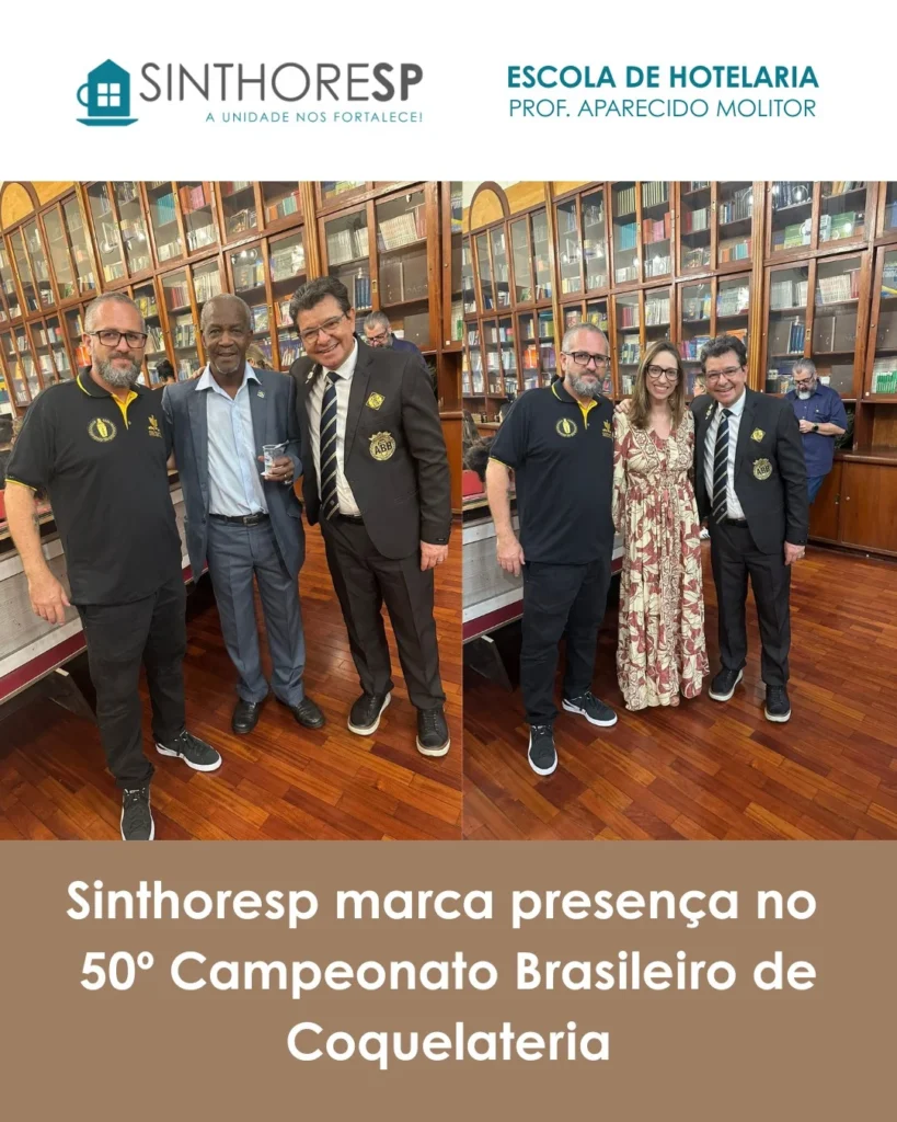 Sinthoresp no 50º Campeonato Brasileiro de Coquetelaria