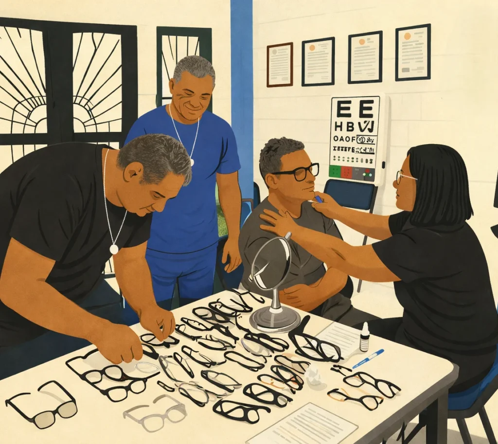 SINTRABOR realiza campanha de saúde visual na Cooper Standard