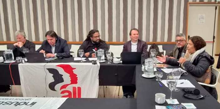 Fequimfar participa de reunião da IndustriALL na Argentina
