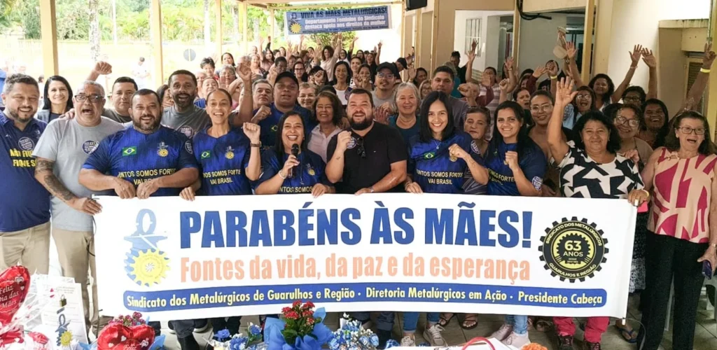 Metalúrgicos de Guarulhos homenageiam mães com confraternização